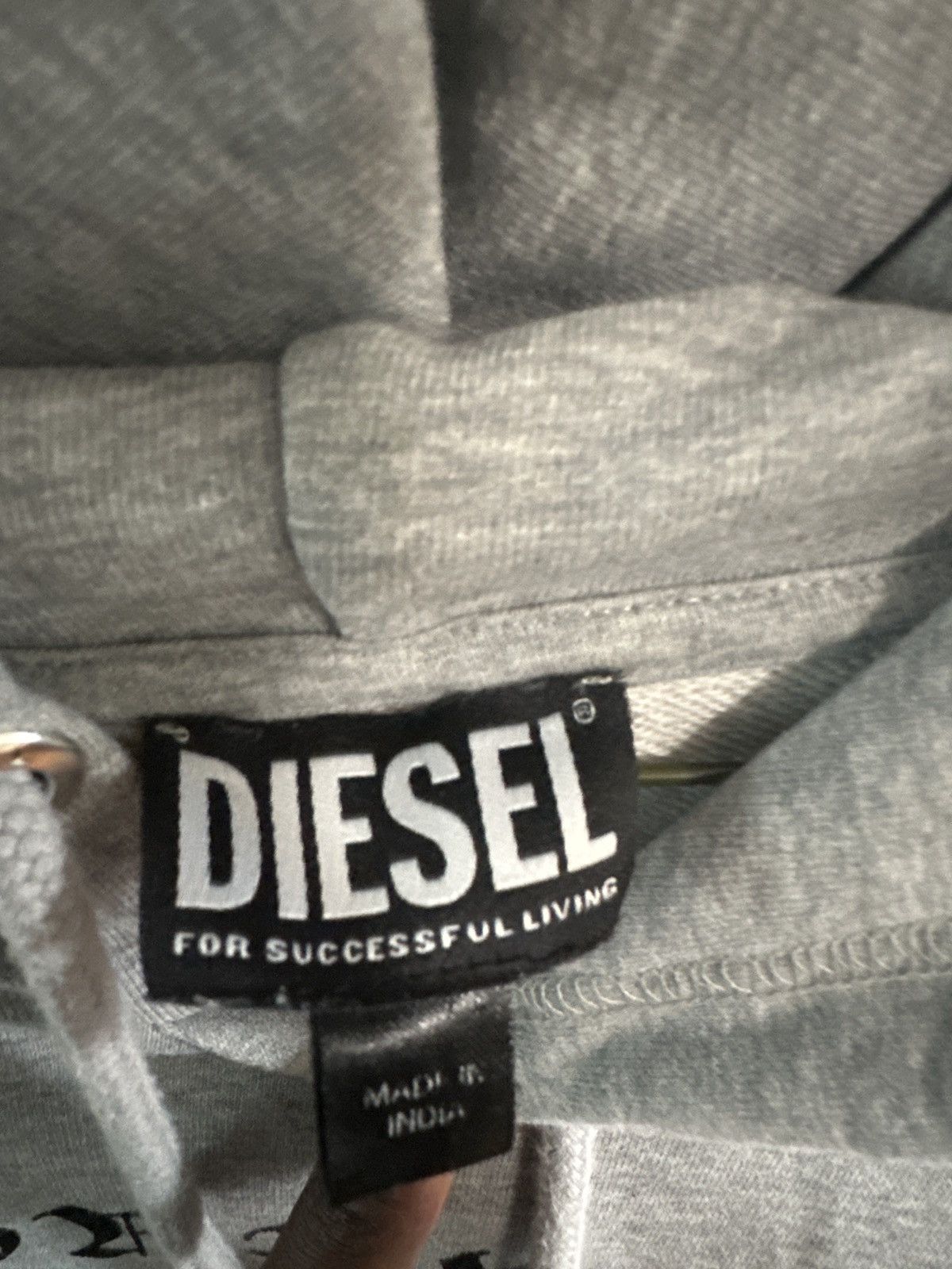 Diesel Grey Diesel INUTILITY Hoodie Size US XXL / EU 58 / 5 - 8 Thumbnail