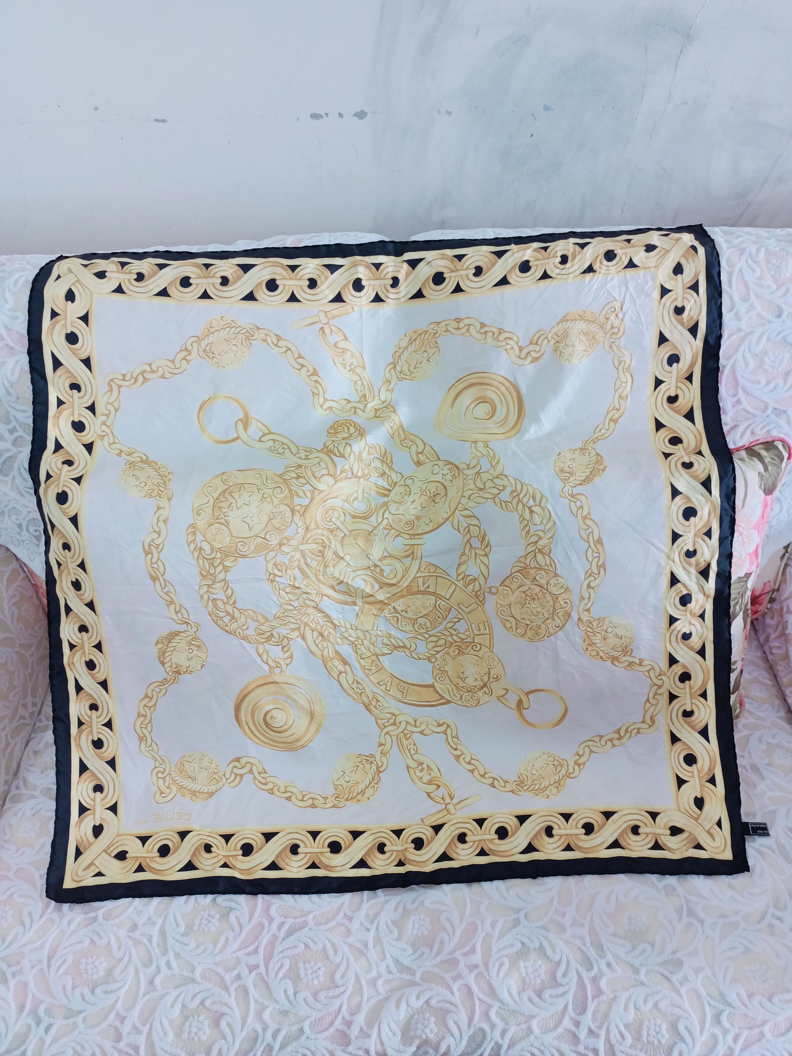 Celine Vintage Celine Paris Scarves Size ONE SIZE - 2 Thumbnail