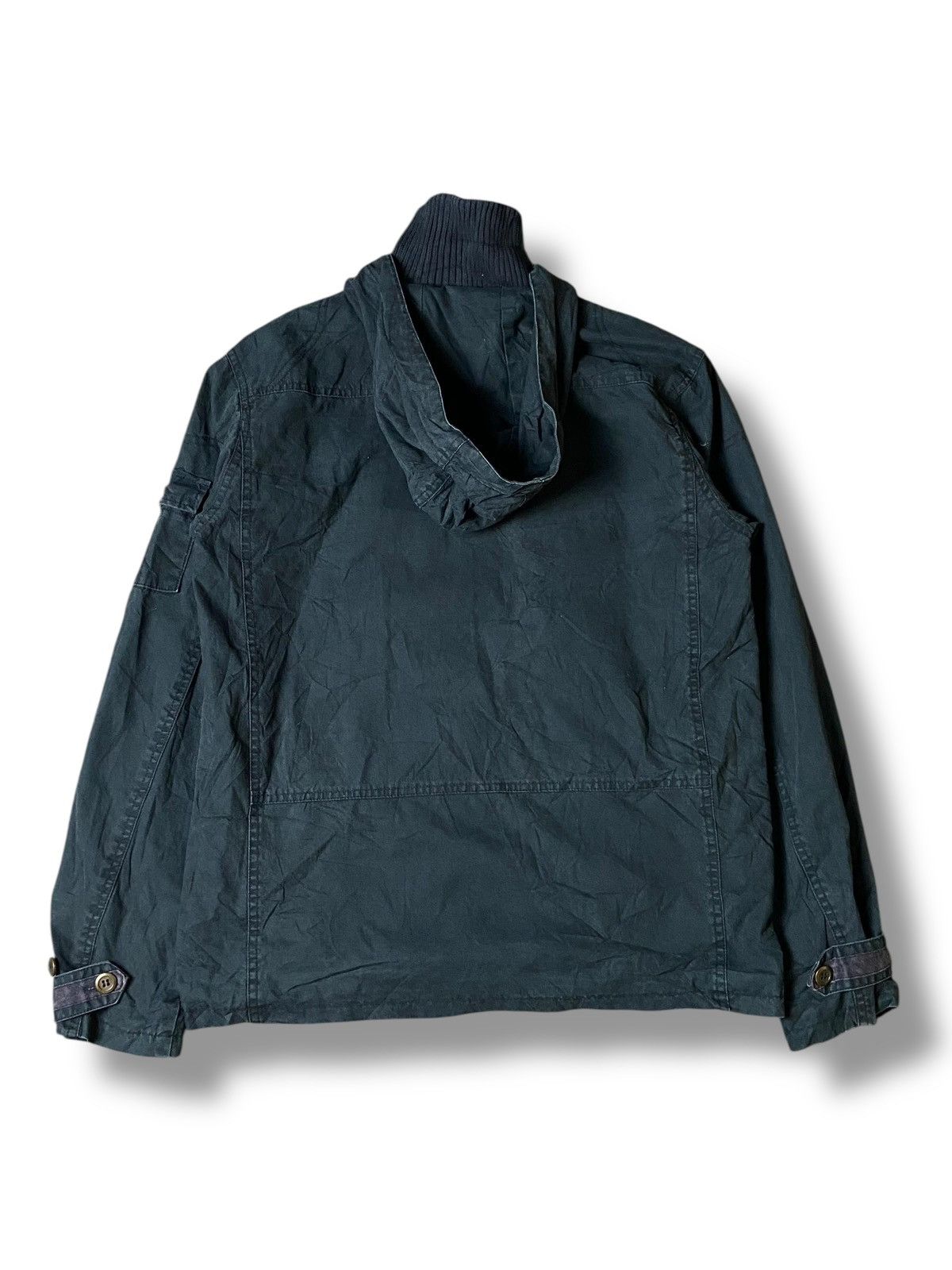 Japanese Brand × Seditionaries × Vintage Ark Blue Brand Utility Pockets Hooded Jacket (120) Size US M / EU 48-50 / 2 - 2 Thumbnail
