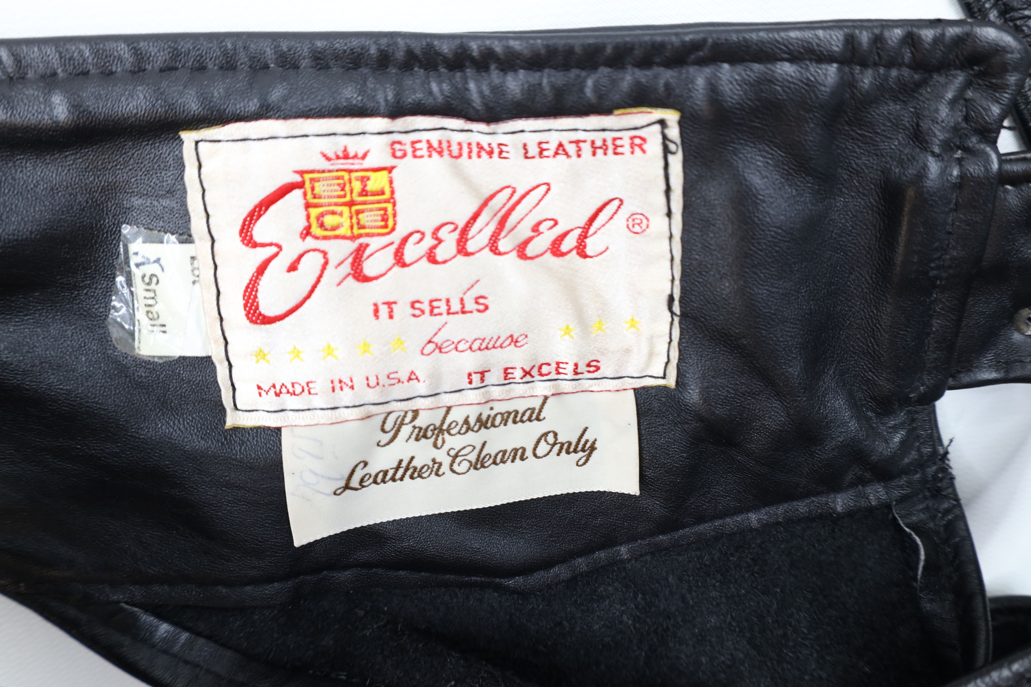Vintage Vintage 70s Streetwear Leather Motorcycle Chaps USA Dom Size US 30 / EU 46 - 9 Thumbnail