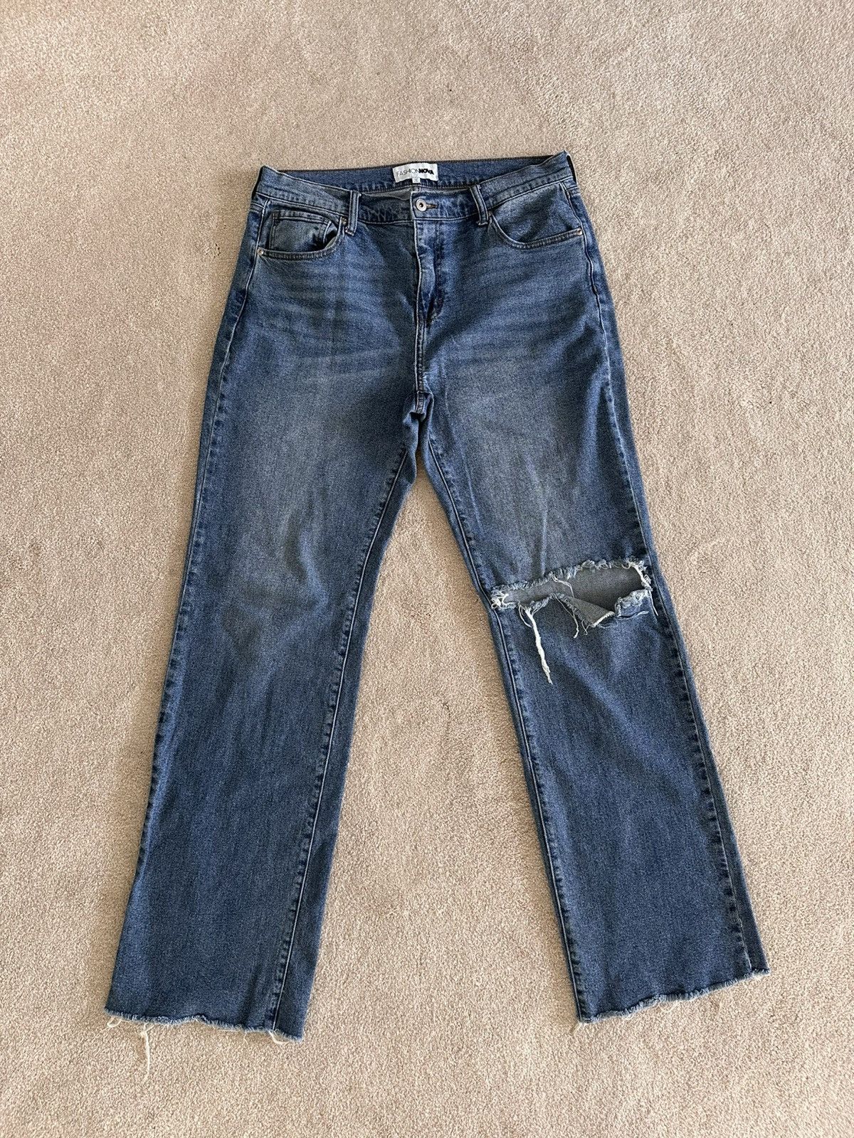 Fashion Nova × Vintage Baggy Denim Size US 34 / EU 50 - 1 Thumbnail