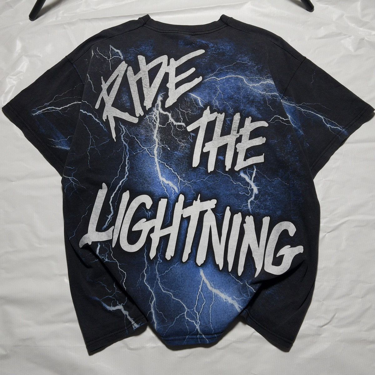 Band Tees 90's Metallica Ride the lightning full print Size US XL / EU 56 / 4 - 2 Thumbnail