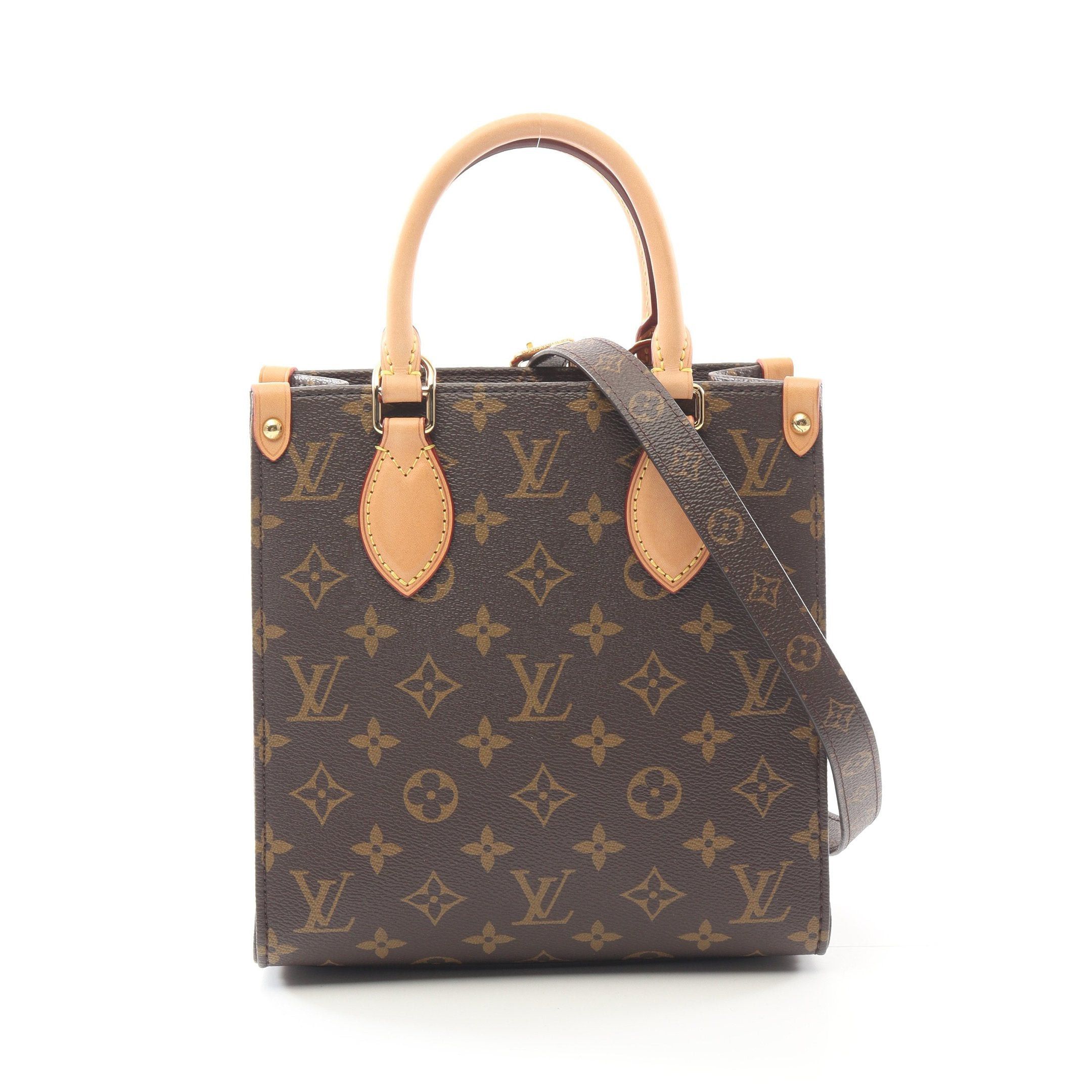 Louis Vuitton Louis Vuitton Sac Plat Bb Handbag Leather Brown Size ONE SIZE - 1 Thumbnail
