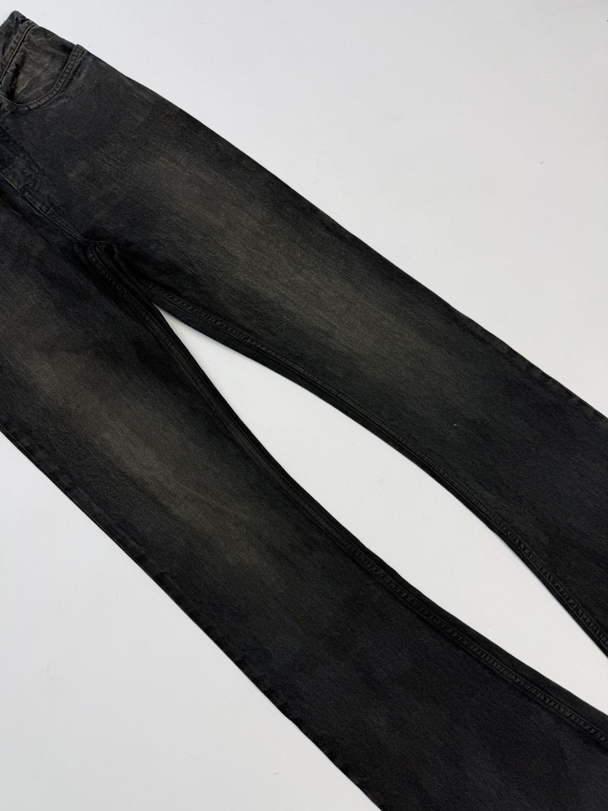 Balenciaga Balenciaga Bootcut Extra Long Dark Brown Denim Pants Size US 28 / EU 44 - 4 Thumbnail