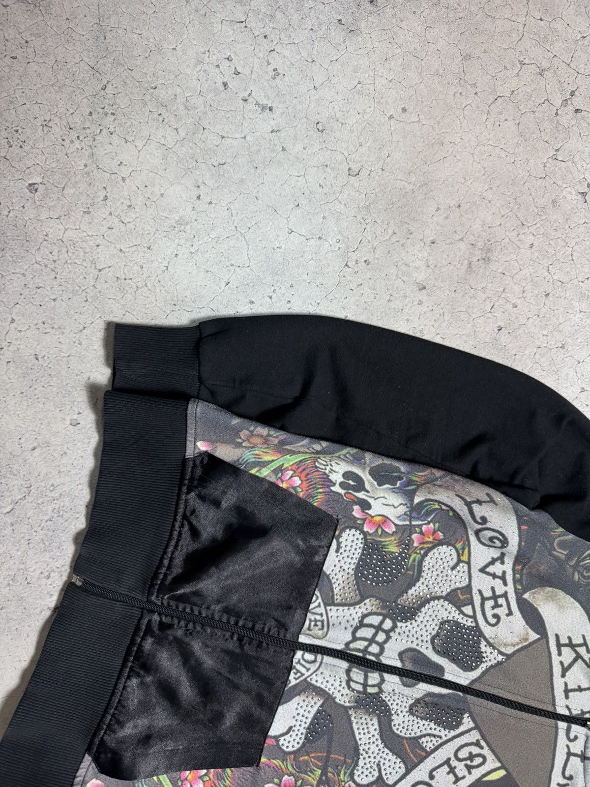 Ed Hardy Ed Hardy Women’s Full Zip Hoodie Skulls Love Kills Vintage Size M / US 6-8 / IT 42-44 - 3 Thumbnail