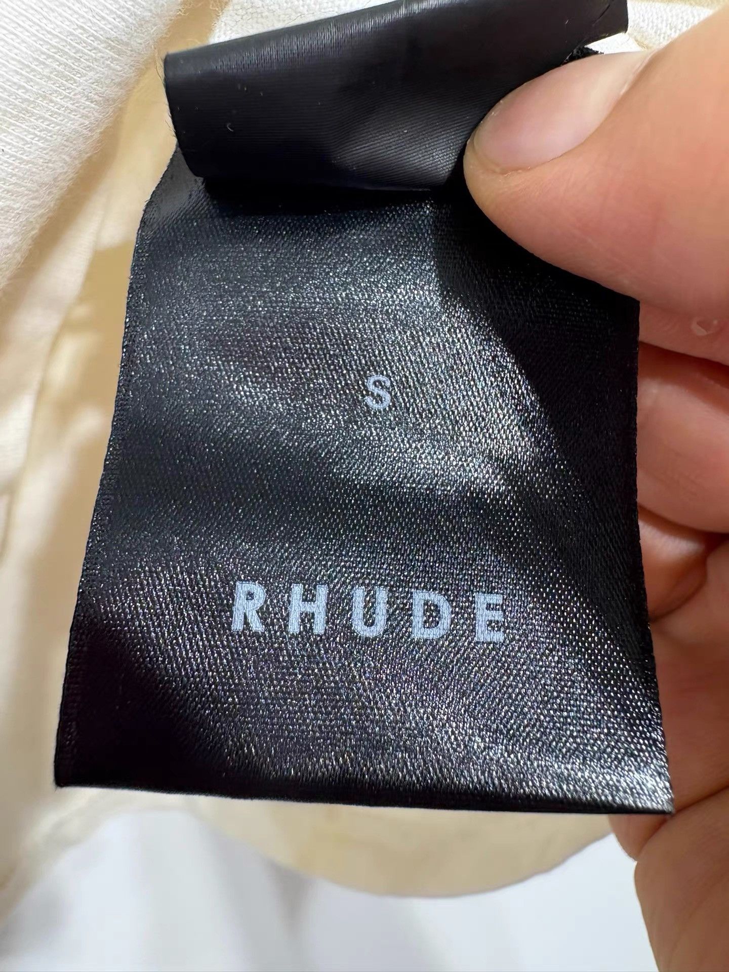 Rhude Rhude Men's White Short Sleeve T-Shirt K29 Size US S / EU 44-46 / 1 - 5 Thumbnail