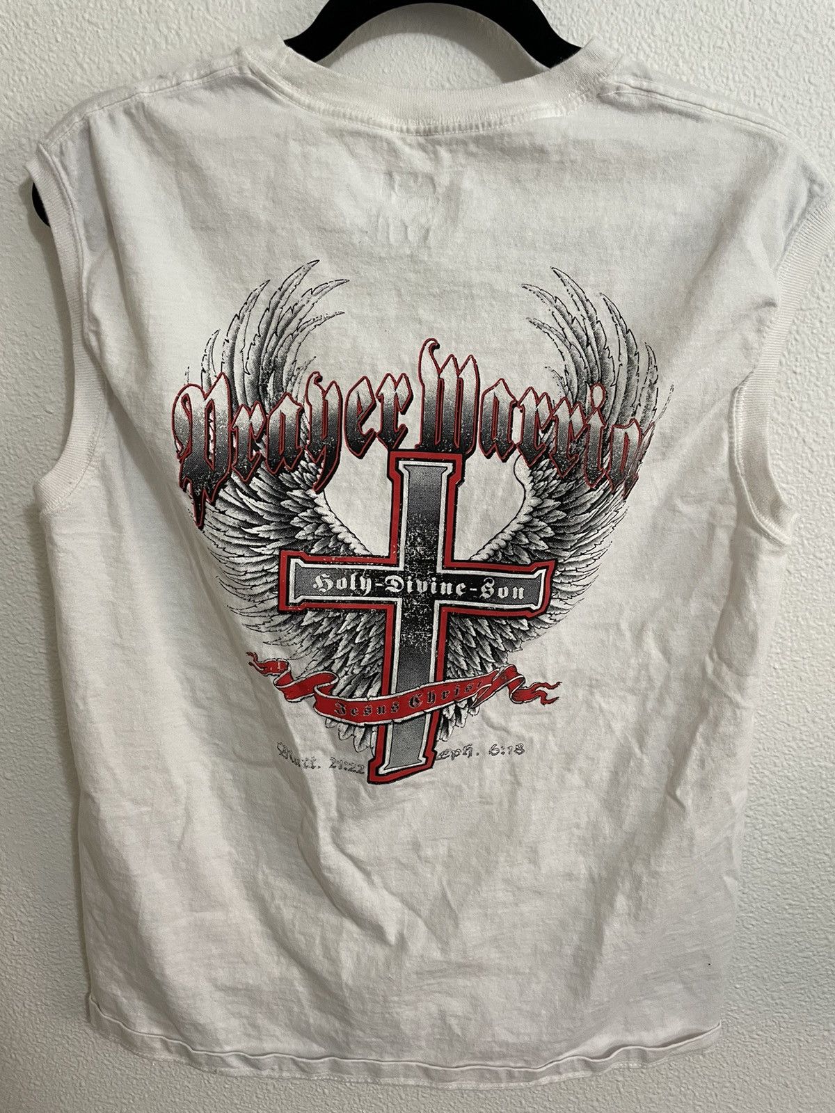 Vintage Vintage Prayer Warrior Jesus Piece Size US M / EU 48-50 / 2 - 2 Thumbnail