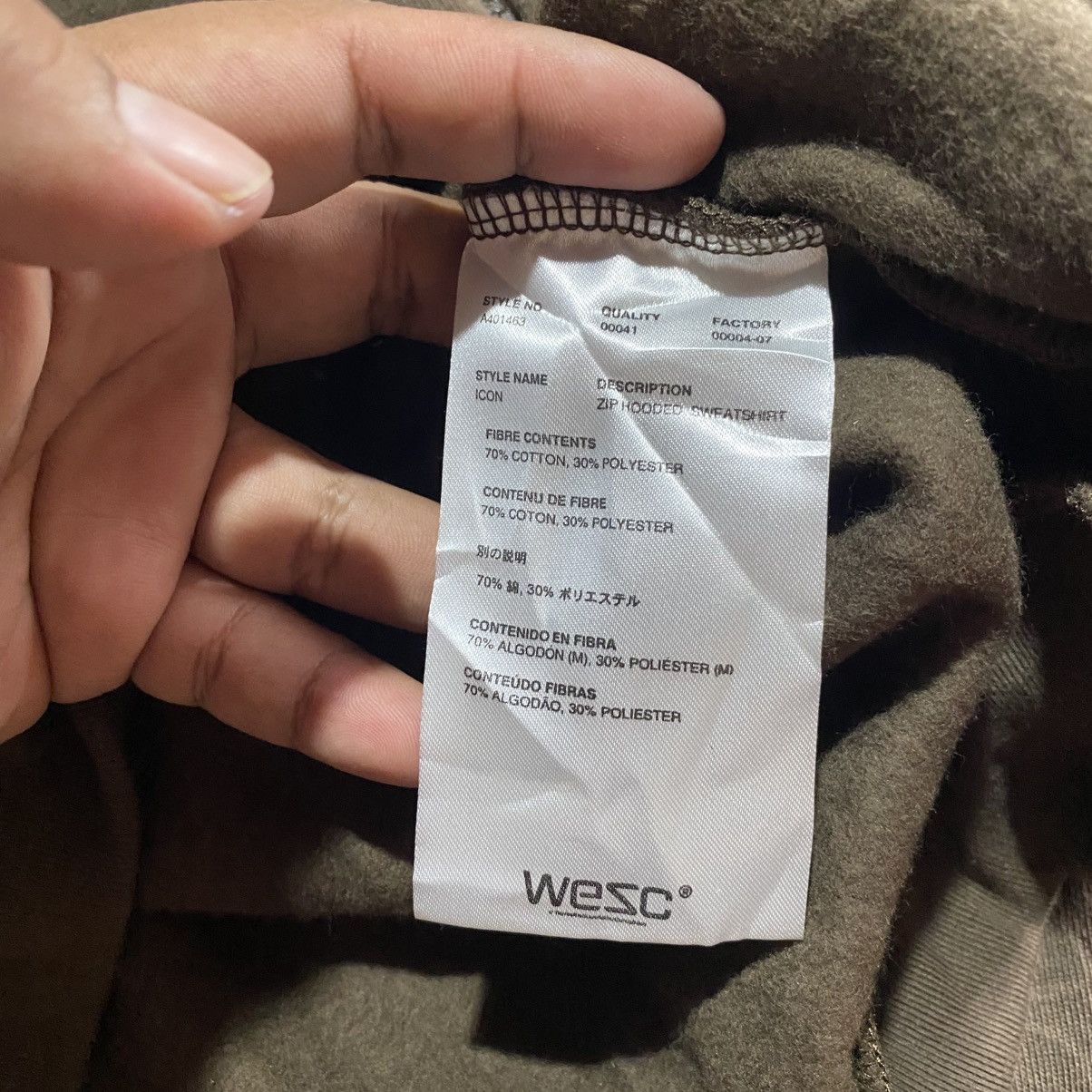 WeSC Wesc "Icon" Men's Zip Hooded Sweatshirt Dark Chocolate Size US XL / EU 56 / 4 - 6 Thumbnail