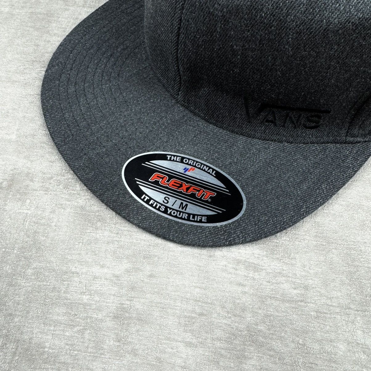 Vans Vans Grey Flexfit Cap Size ONE SIZE - 3 Thumbnail