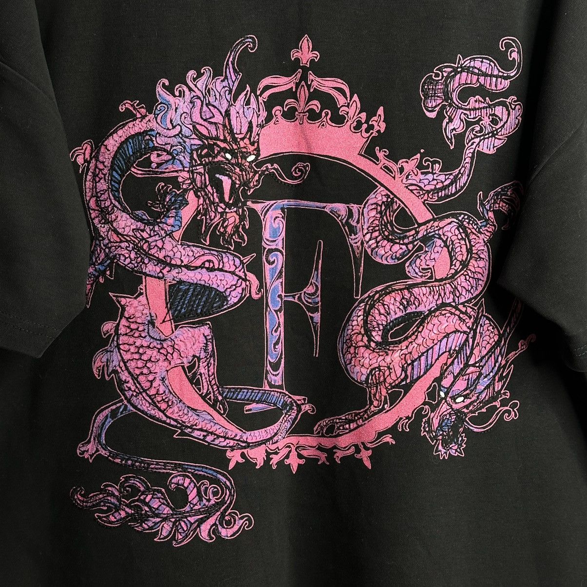 Designer × Japanese Brand Finelli Dragon Icon T-Shirt Rare Size US XL / EU 56 / 4 - 3 Thumbnail