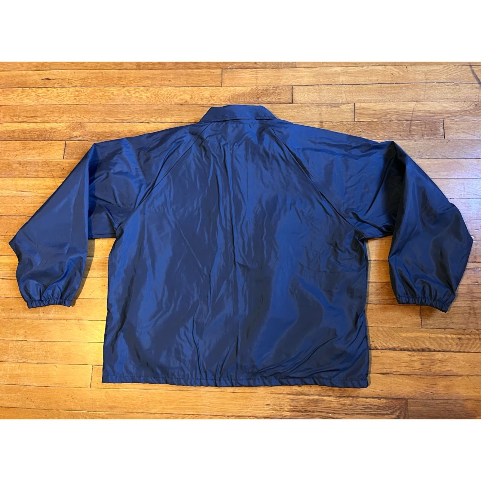 Vintage VINTAGE Cardinal Jacket Men’s 2XL Bomber Blue 90s Happy Chef Restaurants Logo Zip Pockets Short Coat USA Size US XXL / EU 58 / 5 - 7 Thumbnail