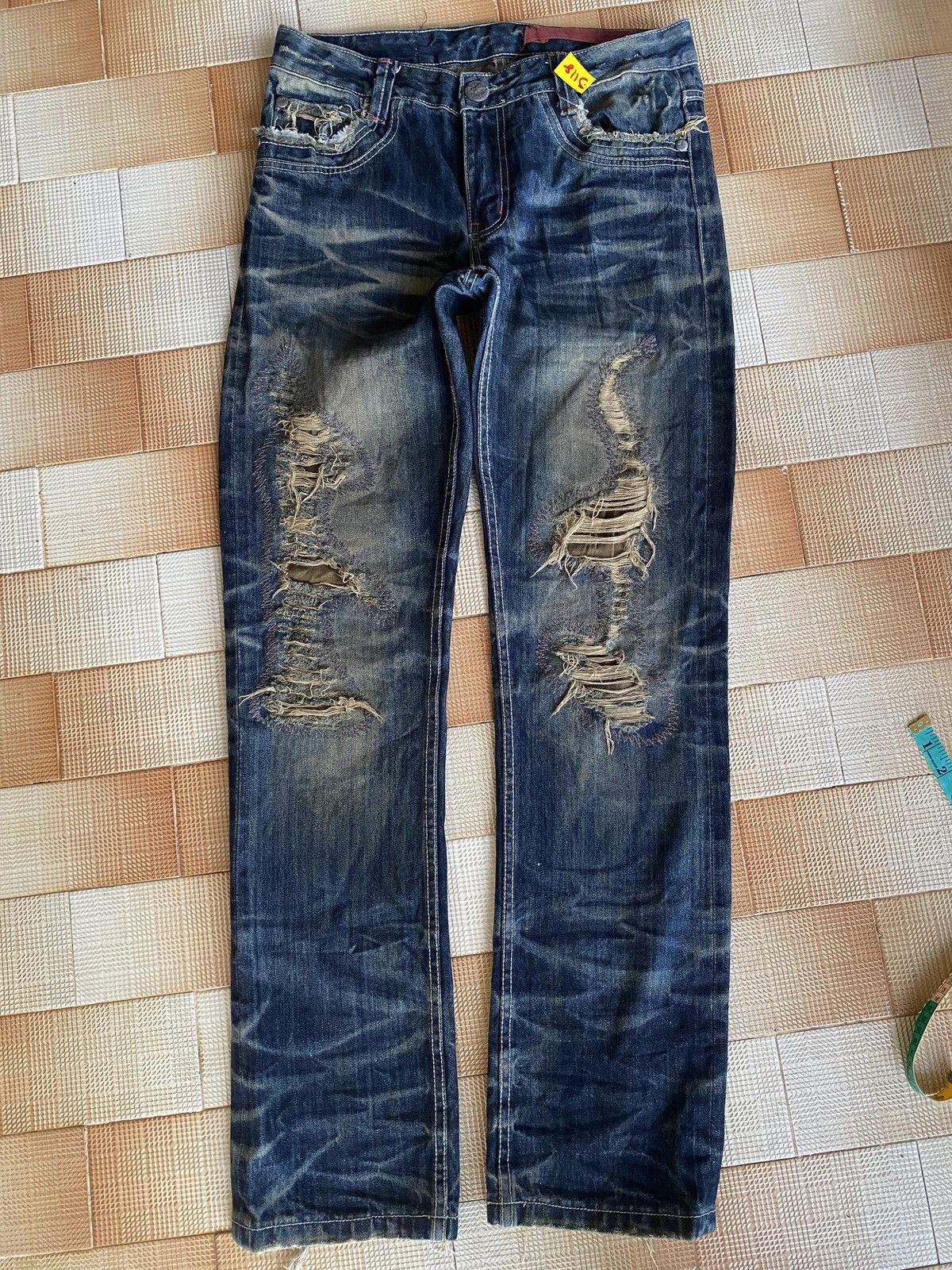 Beauty Beast × PPFM Vintage cotton farm denim Size US 33 - 2 Thumbnail