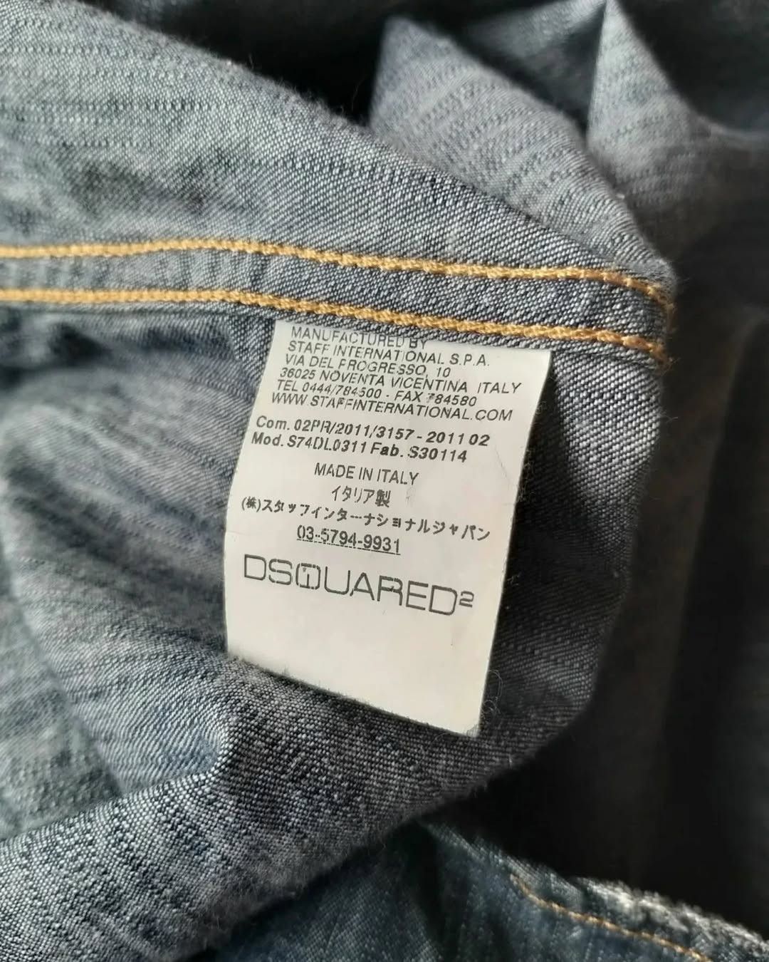 Dsquared2 DSQUARED2 mix Leather Jacket Size US L / EU 52-54 / 3 - 7 Thumbnail