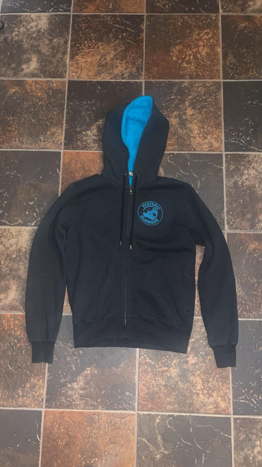 Blue and Black Hysteric Glamour Jacket Zip Up