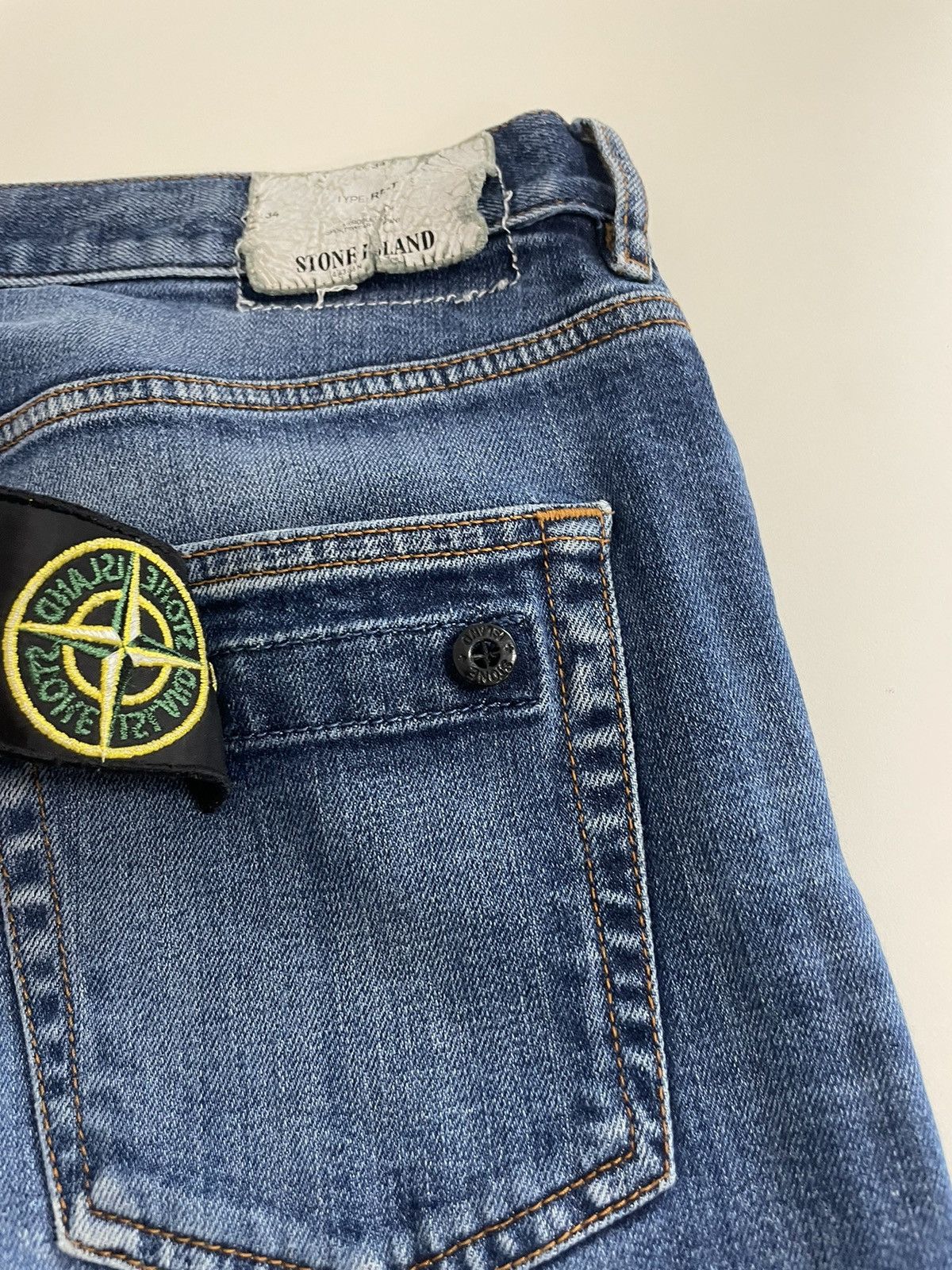 Stone Island Stone Island Jeans Patch Pocket Straight Fit Casual Size US 34 / EU 50 - 10 Thumbnail