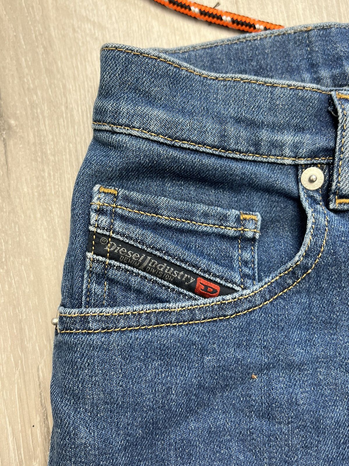 Diesel Diesel Women's Denim Shorts Tied at the Back with Laces Size 29" - 4 Thumbnail