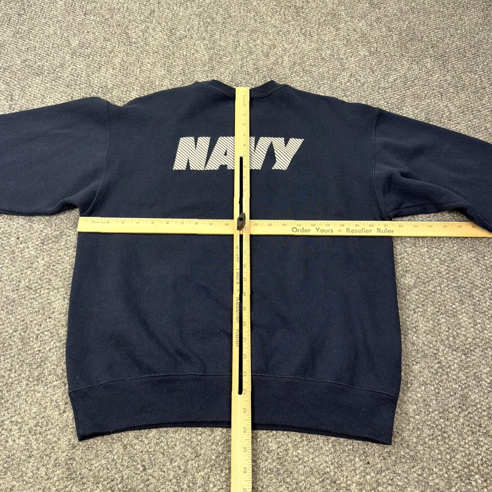 Soffe US Navy Sweatshirt Mens Medium Blue Soffe Pullover Fleece Graphic USA Crewneck Size US M / EU 48-50 / 2 - 6 Thumbnail