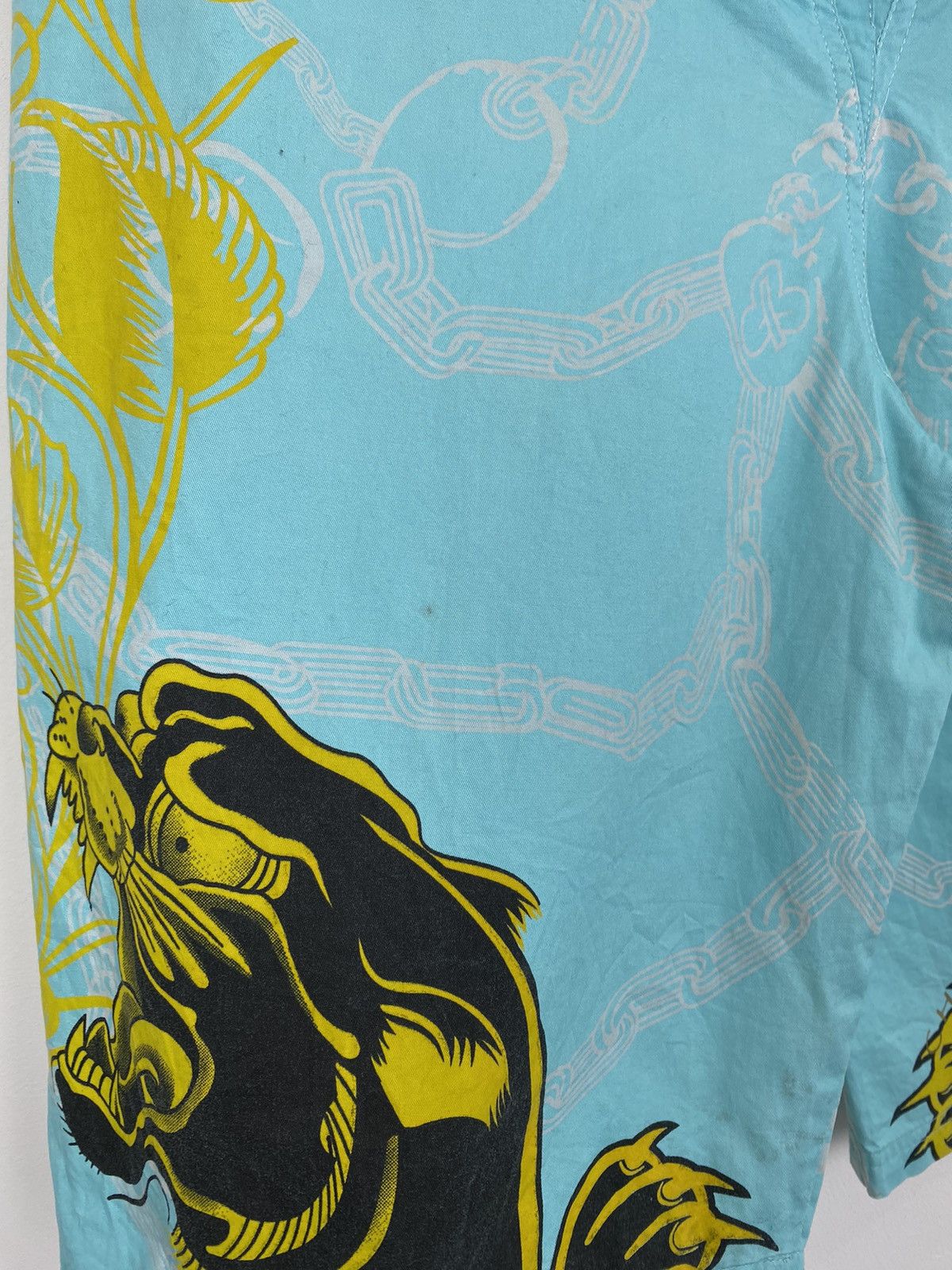 Ed Hardy Christian Audigier Swimwear Shorts Panther Gold Size 36 Top Size US 36 / EU 52 - 12 Thumbnail