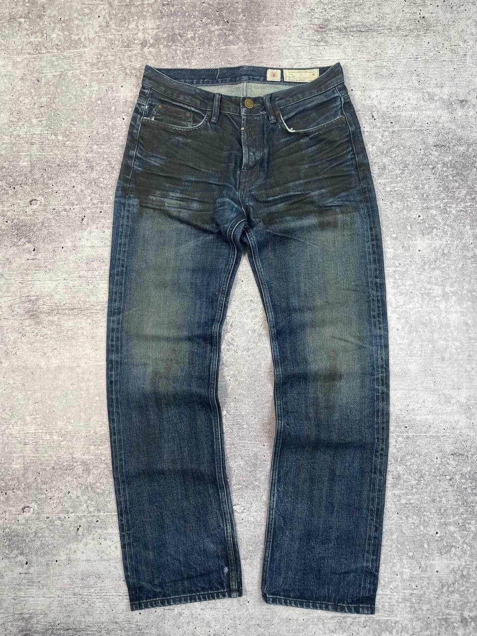 Allsaints Vintage Allsaints Japan Denim Selvage Jeans Painted Y2K Size US 30 / EU 46 - 1 Thumbnail