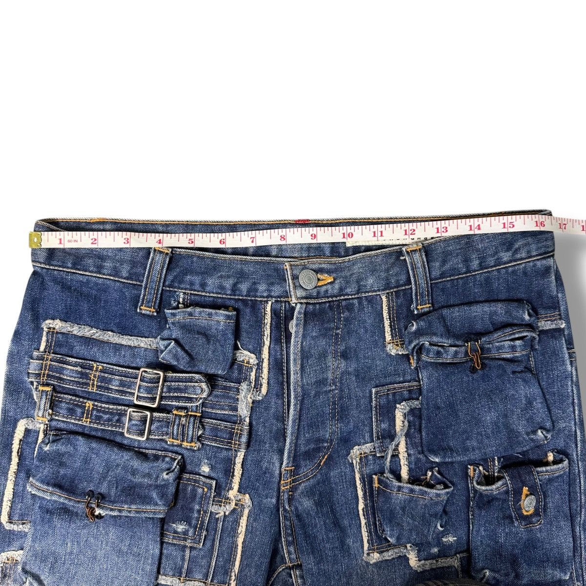 Issey Miyake Sunao Kuwahara Issey Miyake Multi Pocket Denim Short Size US 32 / EU 48 - 20 Thumbnail