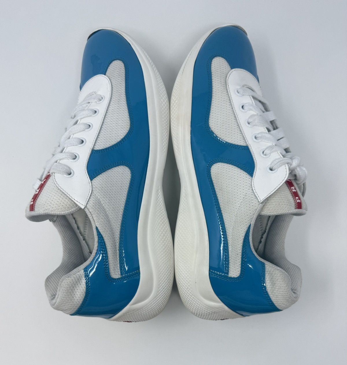 Prada Prada Americas Cup Sneaker Light Blue Size US 11.5 / EU 44-45 - 3 Thumbnail