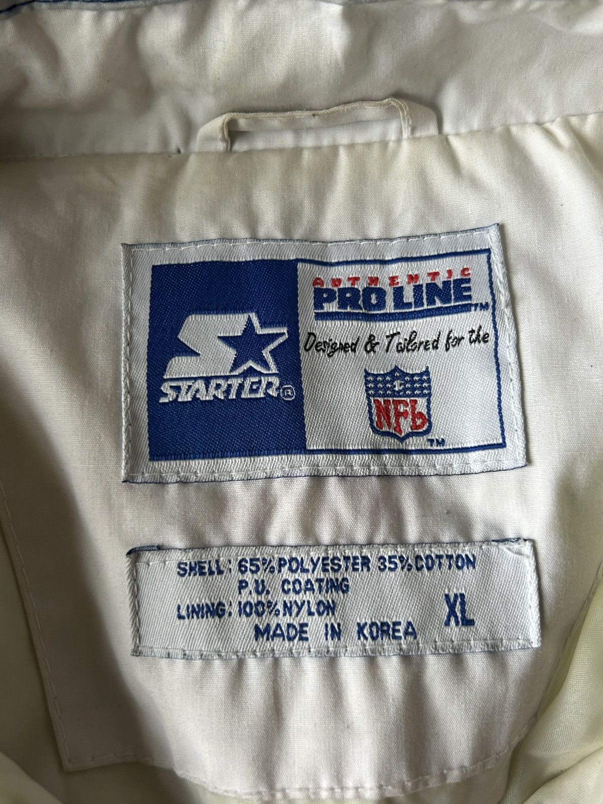 NFL × Starter Starter Dallas Cowboys Windbreaker Size US XL / EU 56 / 4 - 3 Thumbnail
