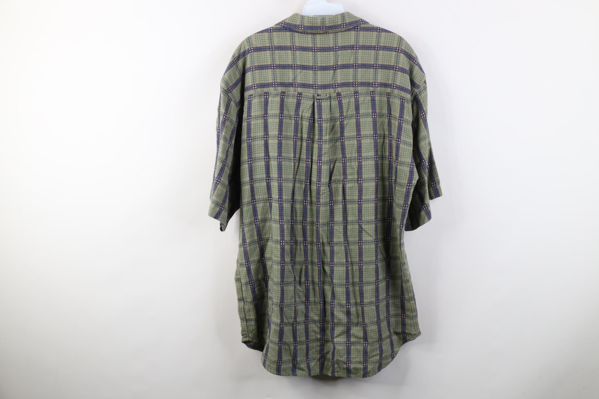 Vintage Vintage 90s The Territory Ahead Weave Geometric Button Shirt Size US L / EU 52-54 / 3 - 10 Thumbnail