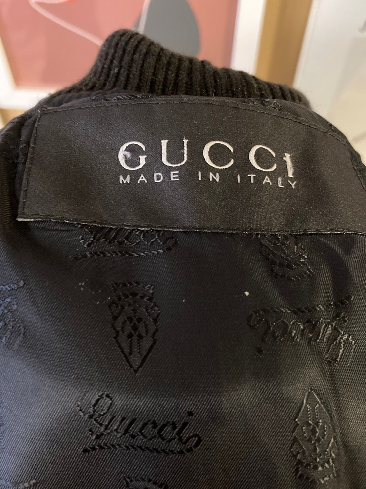 Gucci GUCCI Black Lamb Leather Bomber Jacket MEN Size 58 Size US XXL / EU 58 / 5 - 10 Thumbnail