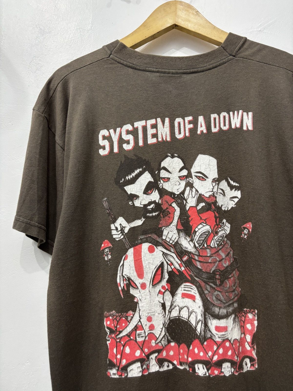 Band Tees Vintage Y2K System Of A Down Mushroom Band Tshirt Size US L / EU 52-54 / 3 - 4 Thumbnail