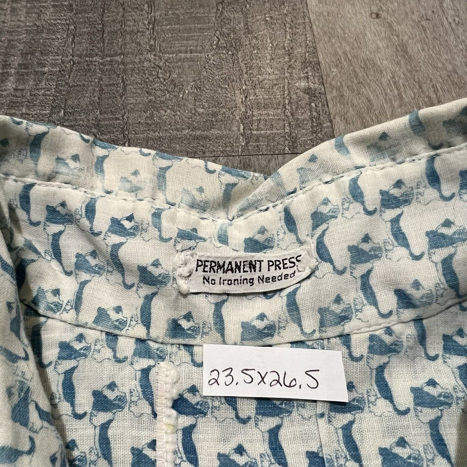 Vintage VTG Dachsund Printed Button Shirt Abstract Weiner Dog Print Size US M / EU 48-50 / 2 - 6 Thumbnail