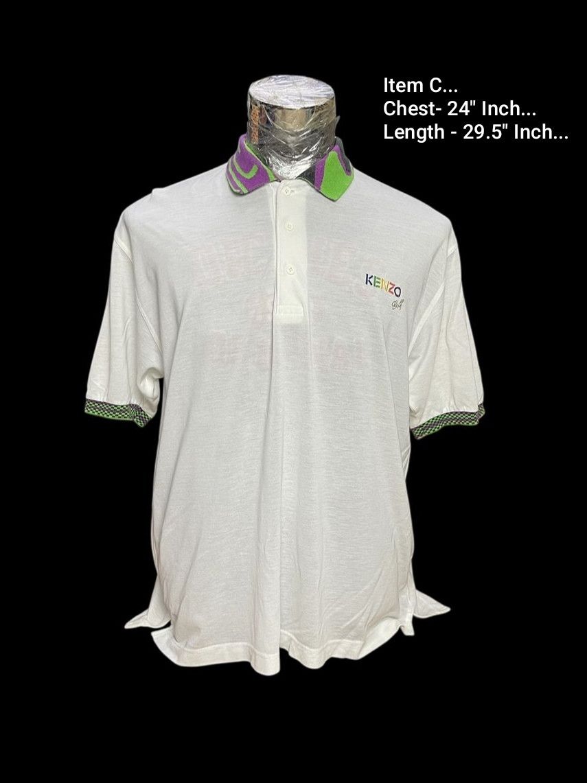 Kenzo 4 Pieces of Kenzo Polo T-Shirt Size US XL / EU 56 / 4 - 3 Thumbnail