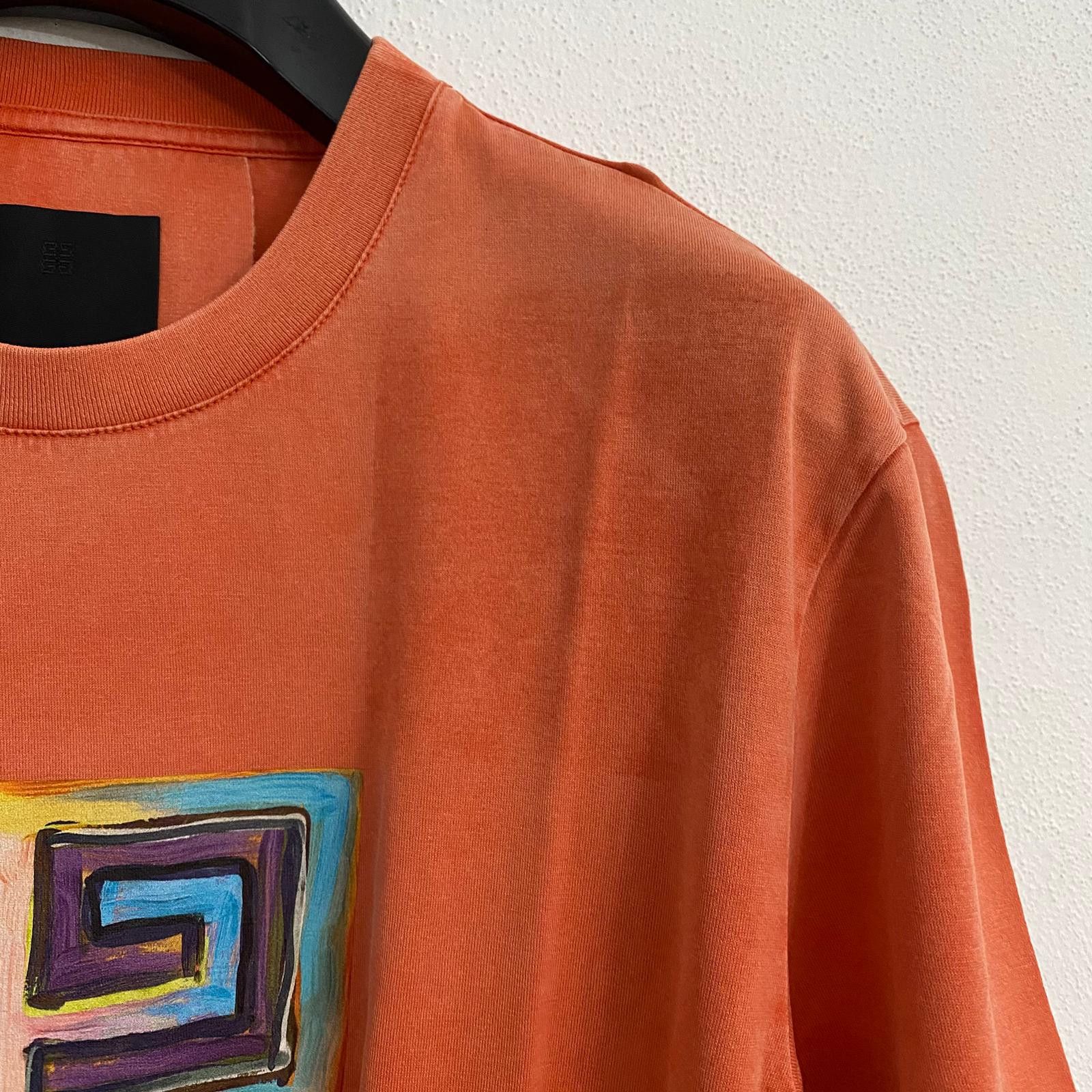 Givenchy x Josh Smith Orange 4G Sketch Logo T-Shirt Size US M / EU 48-50 / 2 - 7 Thumbnail