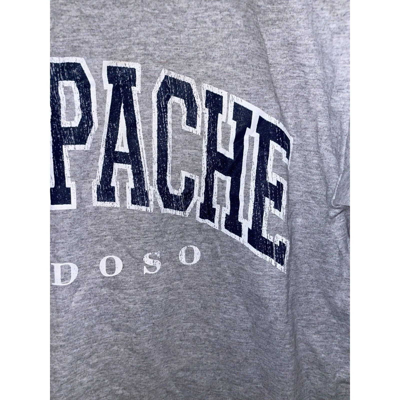 Jerzees Vintage Ski Apache Shirt Ruidoso Skiing Gray Tee VTG 90s M Size US M / EU 48-50 / 2 - 4 Thumbnail