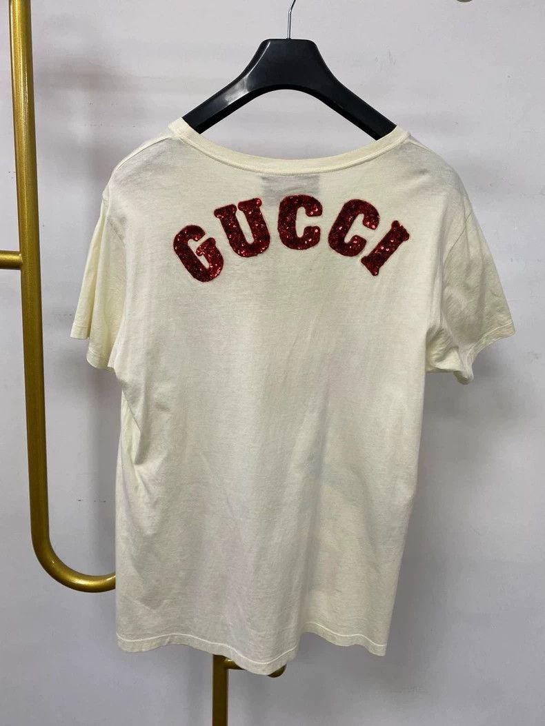 Gucci Gucci Three Little Pigs Pattern Round-neck T-shirt 2502-Nex Size US M / EU 48-50 / 2 - 2 Thumbnail