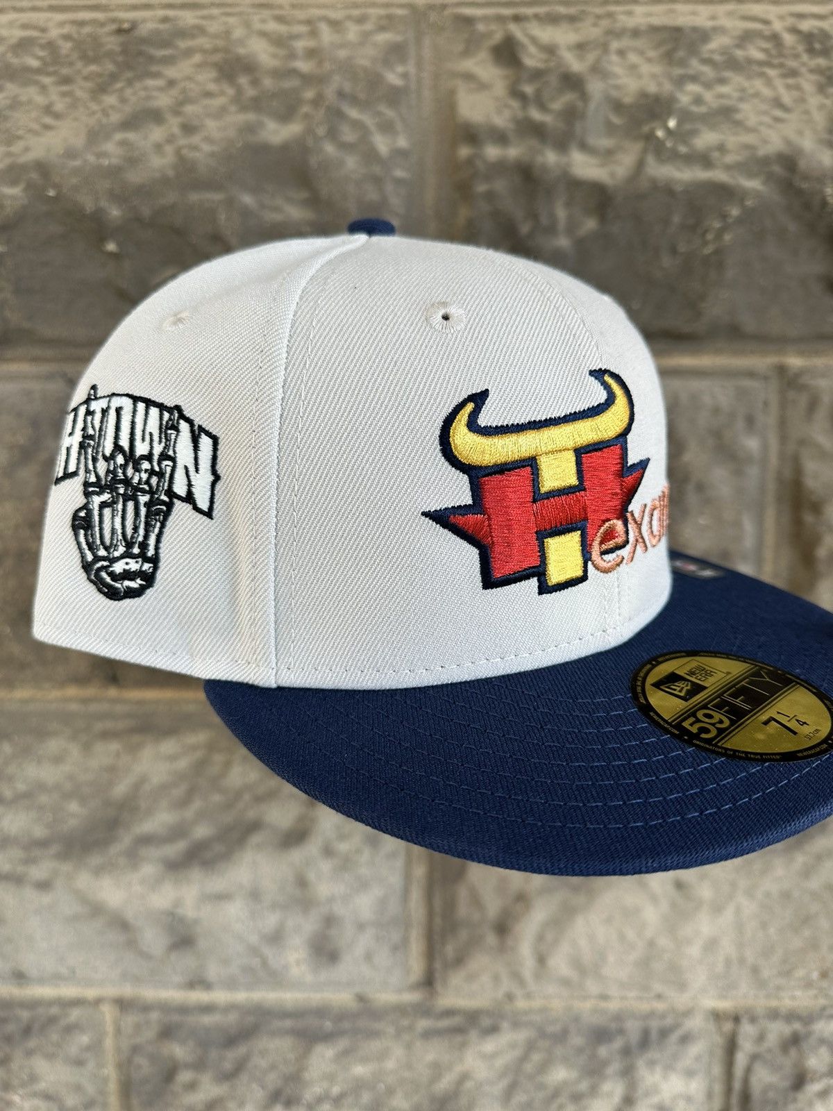 NFL × New Era 7 1/4 HOUSTON TEXANS H-TOWN SANDSTONE NEW ERA FITTED CAP Size ONE SIZE - 1 Thumbnail