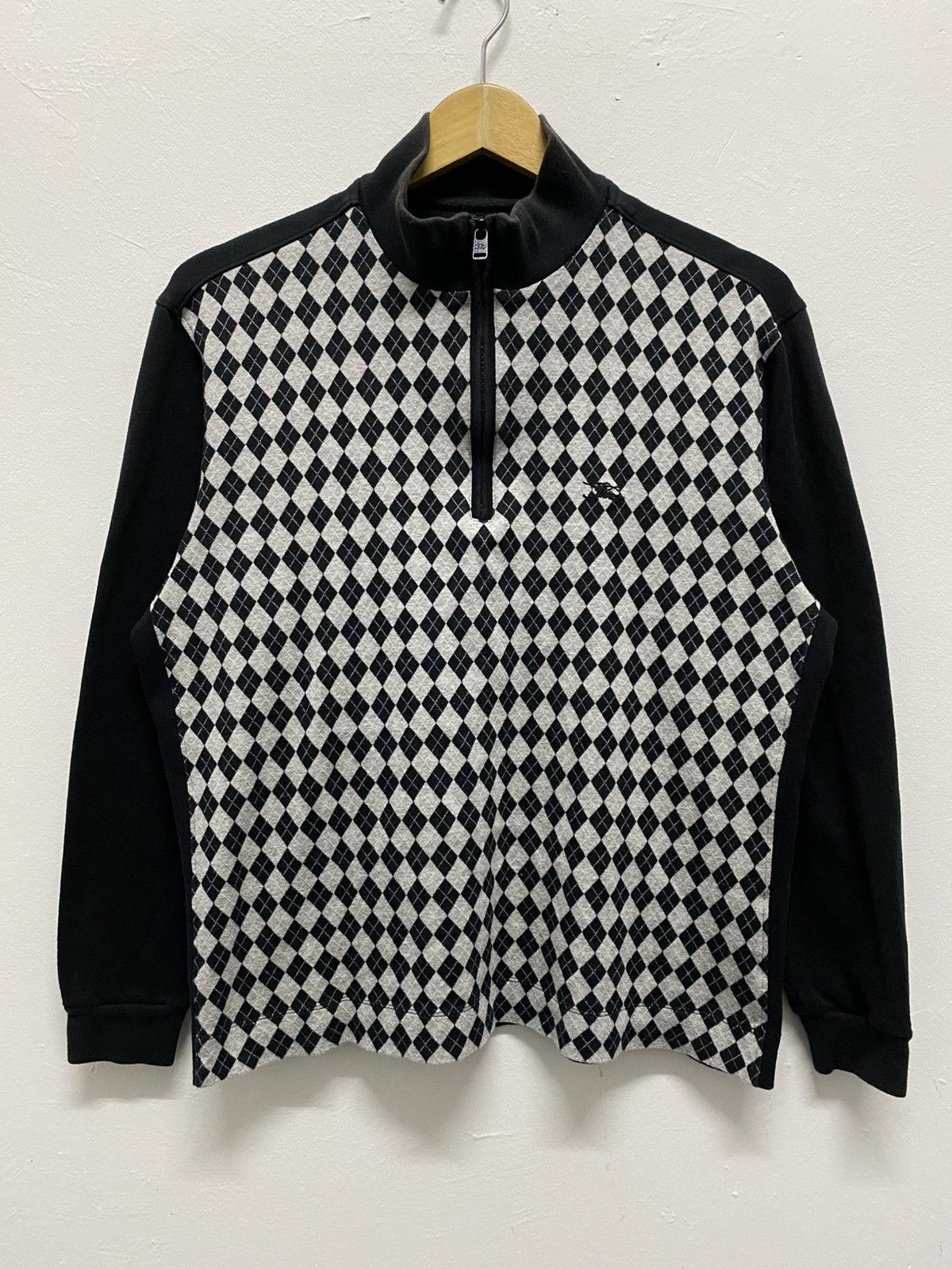 Burberry Burberry Golf Half Zipper Long Sleeve Tee Size US L / EU 52-54 / 3 - 1 Thumbnail