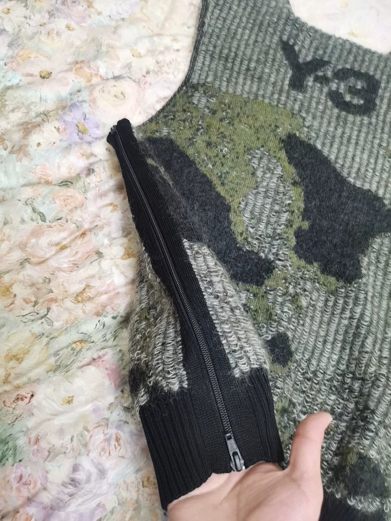 Y-3 Y-3 Mohair Camo Vest Size US S / EU 44-46 / 1 - 4 Thumbnail