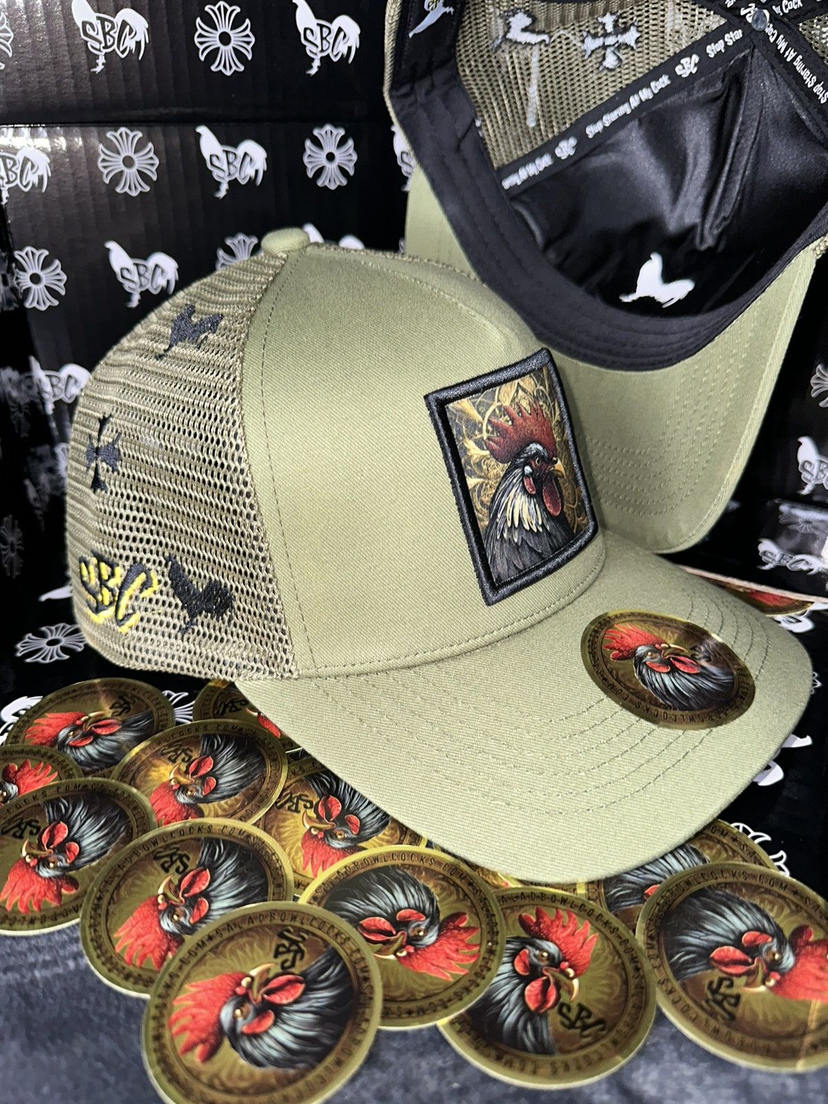 Other SBC Rooster Trucker Hat Size ONE SIZE - 1 Thumbnail