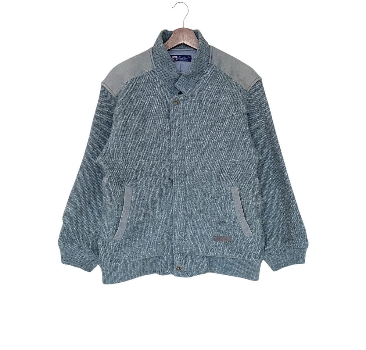 Vintage Vintage Brand Arnold Palmer Wool Varsity Jacket 1990s Size US M / EU 48-50 / 2 - 1 Thumbnail