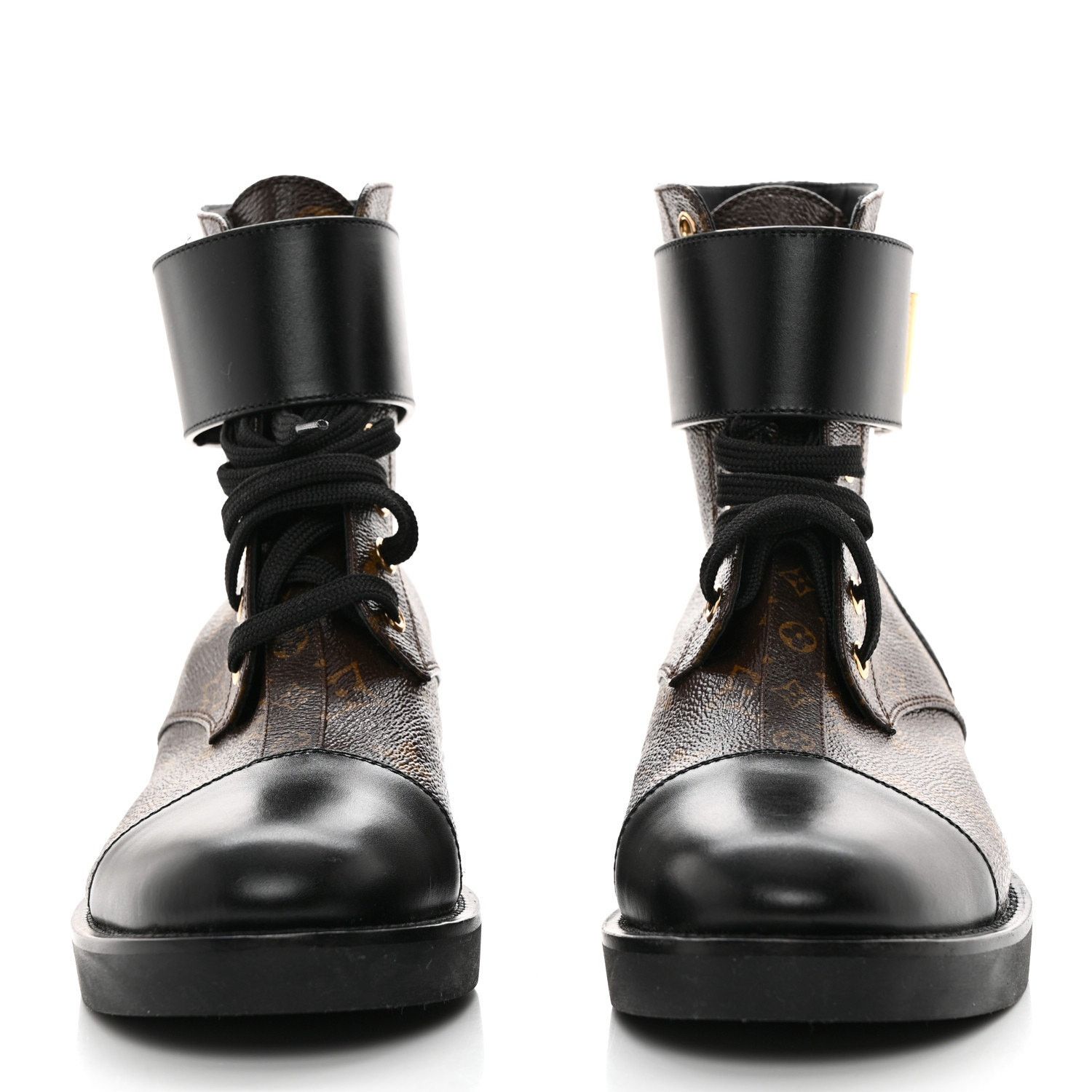 Louis Vuitton Louis Vuitton Monogram Wonderland Flat Ranger Boots 39.5 New Size US 8.5 / IT 38.5 - 7 Thumbnail