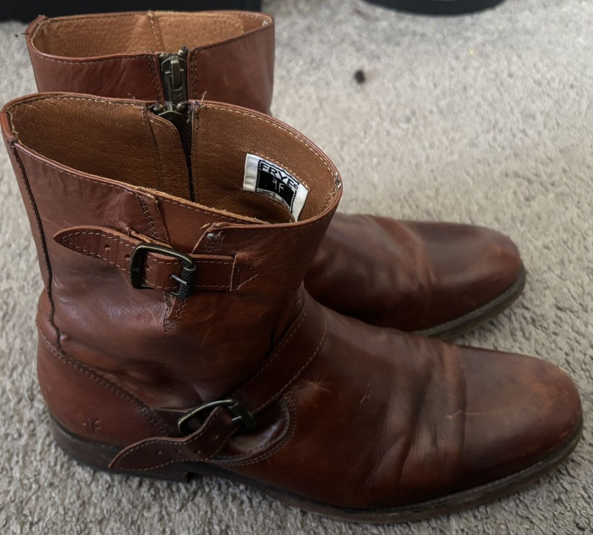 Frye Vintage Dark Brown Frye Boots Size US 11 / EU 44 - 3 Thumbnail