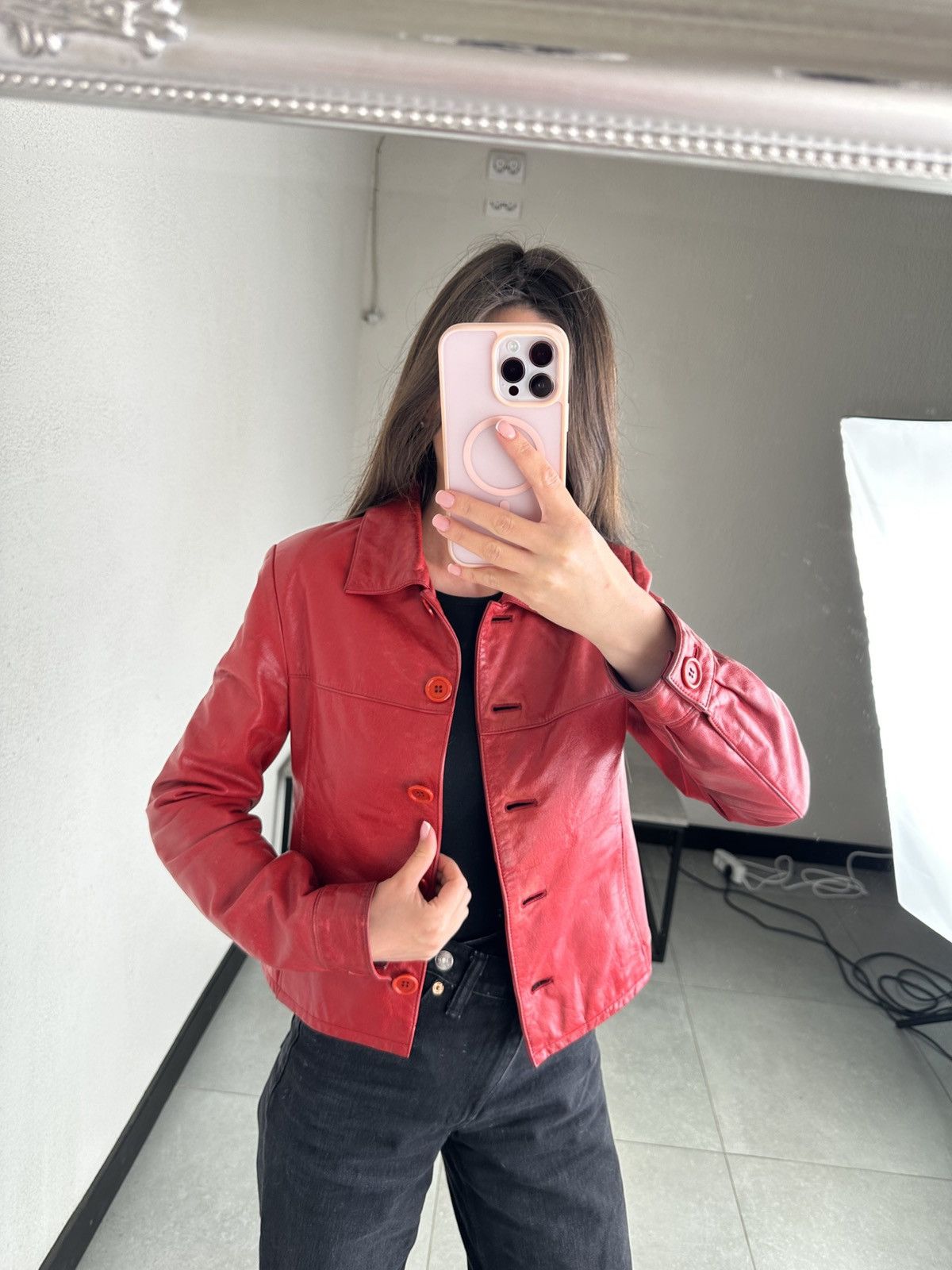 Japanese Brand Vintage Leather Jacket Size S / US 4 / IT 40 - 22 Thumbnail