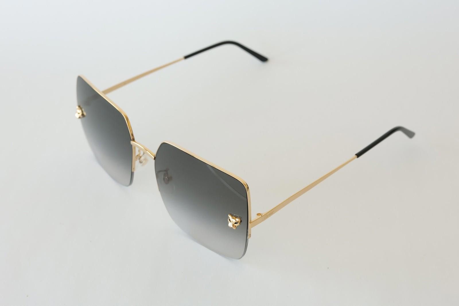 Cartier New Cartier eyewear sunglasses eyeglasses CT0121SA 004 gold Size ONE SIZE - 3 Thumbnail