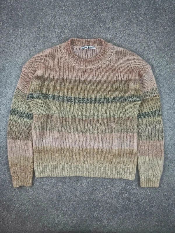 Acne Studios Acne Studios Womens Beige Mohair Wool Sweater Size Large Size L / US 10 / IT 46 - 1 Thumbnail
