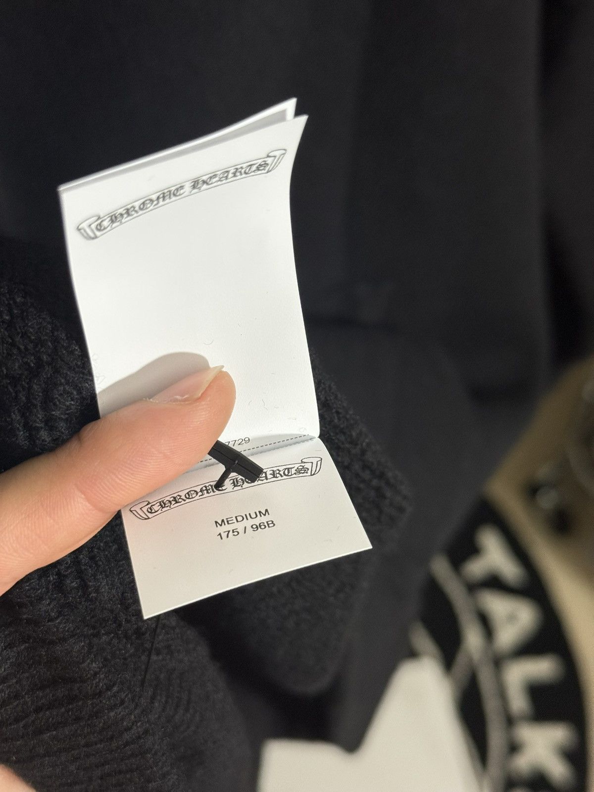 Chrome Hearts CHROME HEARTS “LIFE SENTENCE” CASHMERE HOODIE PULLOVER MED Size US M / EU 48-50 / 2 - 9 Thumbnail