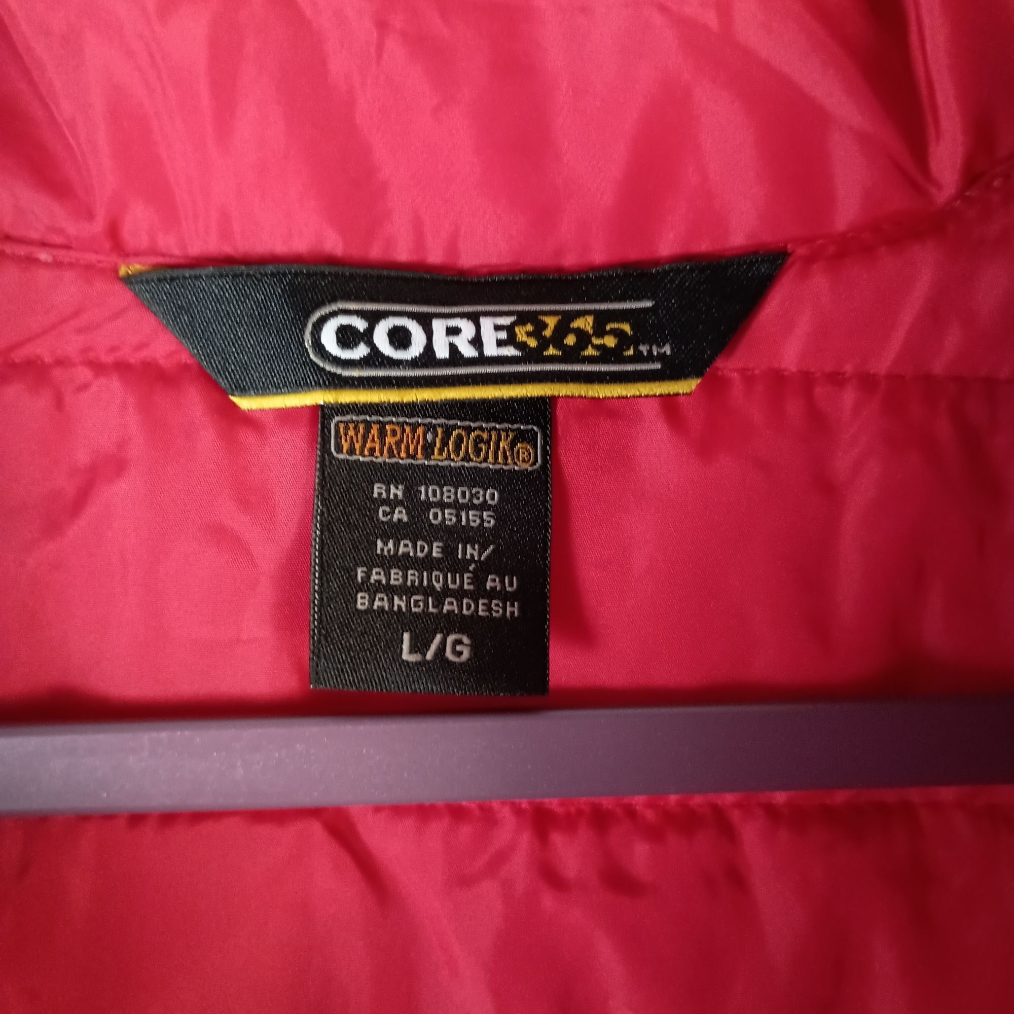 Other CORE365 CE702 Prevail Packable Puffer Vest Mens L Red Water Size US L / EU 52-54 / 3 - 7 Thumbnail