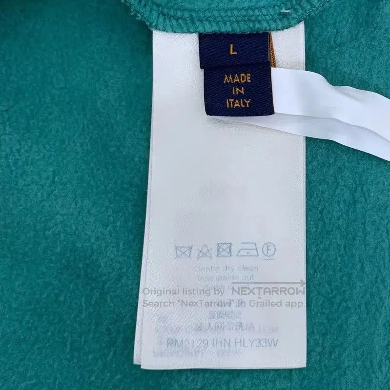 Louis Vuitton Louis Vuitton Green Cotton Men's Hoodie . Size US L / EU 52-54 / 3 - 6 Thumbnail