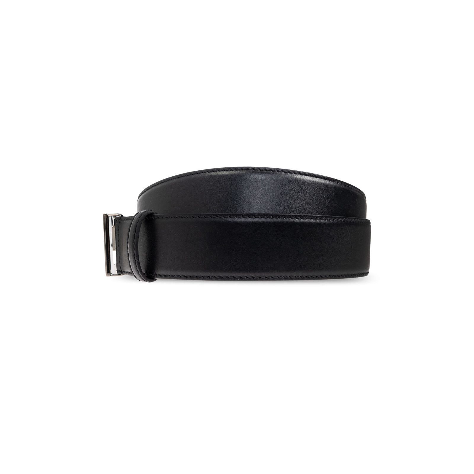 Versace VERSACE Black Leather Belt New & Authentic (Men's size:95;) Size ONE SIZE - 2 Thumbnail
