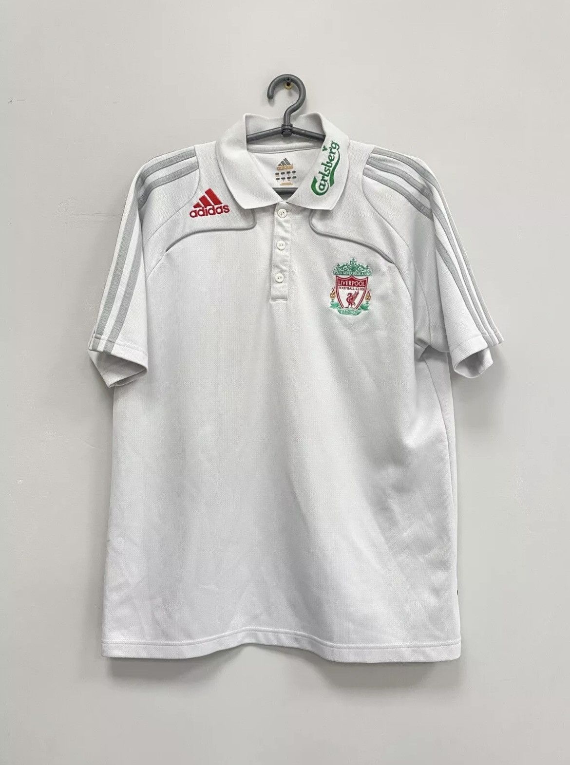 Adidas Adidas Liverpool 2007/2008 Football Polo Shirt Size US XL / EU 56 / 4 - 1 Thumbnail