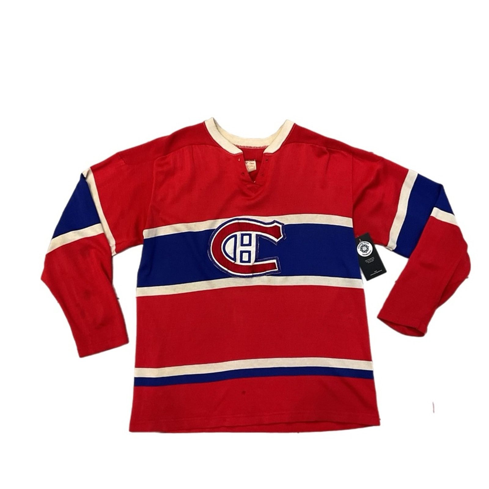 Eddie Bauer Bauer Montreal Canadiens Hockey Jersey Size US XL / EU 56 / 4 - 1 Thumbnail